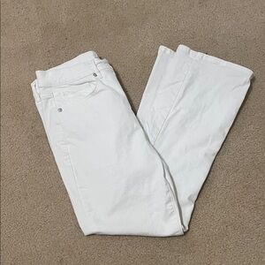 Loft white kick crop Jean size 28/8